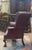 Antique Chippendale Leather Wing Chair For Sale - Image 4 of 13