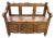 19th Century Church Bench Chestnut Wood From Paris France For Sale