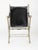 Maison Jansen Brushed Steel and Brass Campaign Armchair For Sale In New York - Image 6 of 12