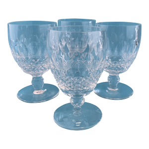 Vintage Waterford Crystal Water Glass; Set of 4