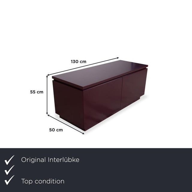 The Cube sideboard by Interlübke is an absolute masterpiece of purist design, captivating with its clear, geometric forms...
