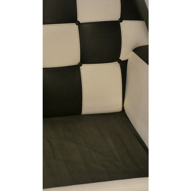 Metal Set of Abstraction Design Optical Lounge Chairs, 1960s For Sale - Image 7 of 18