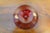 Vintage Ruby Red Murano Art Glass Footed Compote With Applied Grapes For Sale - Image 11 of 11
