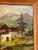 J. K. Mountain Village Oil Painting, Framed For Sale - Image 9 of 12