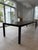 Giant Parsons Table in Black Lacquer With 3 Leaves For Sale In Miami - Image 6 of 11