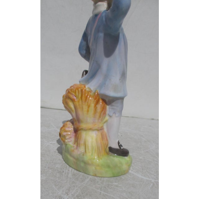 Mid-Century Modern Little Boy Blue Royal Doulton Porcelain Figure For Sale - Image 3 of 9