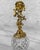 Vintage Victorian Gold Ormolu Crystal Vanity Perfume Bottle For Sale - Image 6 of 9