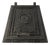 Vintage Cast Iron Fireplace Plate, 1950s For Sale