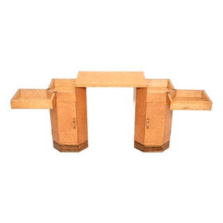 Art Deco Birdseye Maple Dressing Table, 1930 For Sale