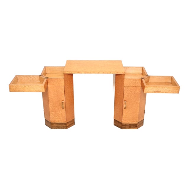 Art Deco Birdseye Maple Dressing Table, 1930 For Sale