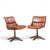 Yrjö Kukkapuro for Haimi Mid Century Side Chairs - Pair Each chair measures: 21 wide x 24 deep x 30.5 inches high, with a...