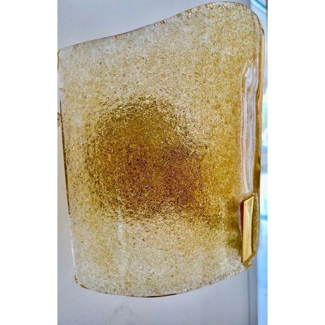 Murano Due Wall Light in 24 Ct Gilt Gold, Italy, 1990 For Sale - Image 9 of 10