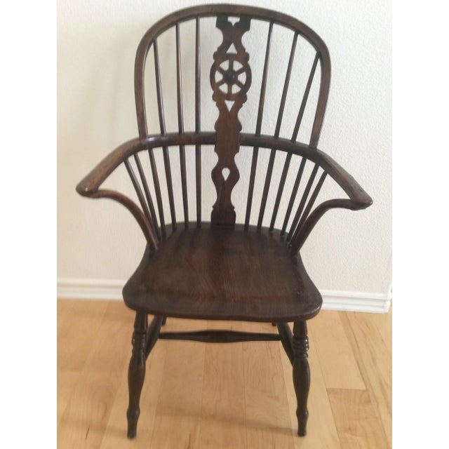 Wood Antique 19th Century Windsor Chair For Sale - Image 7 of 7