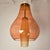 1990s Pink and Amber Murano Glass Pendant Lights - Pair For Sale - Image 9 of 13