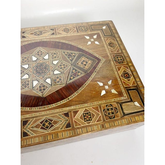 Large Wood Marquetry Box, France, 1970s For Sale - Image 6 of 15
