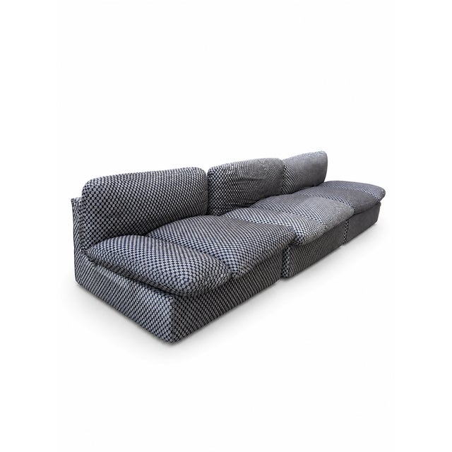 Modular Sofa with Lounge Chair by D'Urbino, Lomazzi and De Pas for Zanotta, 1970s, Set of 3 For Sale - Image 3 of 5