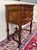 Antique French Louis XVI Style Marble Top Chest Side End Table Walnut c.1920s-30 For Sale - Image 16 of 18