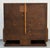 Wood Art Deco Italian Sideboard in Walnut Burl, Maple and Dark Wood Veneer with Glass, 1940s For Sale - Image 7 of 9