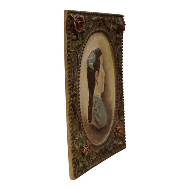 19th Century French Terracotta Plaque C. 1860 For Sale