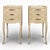 Louis XV Style Hand-Painted Bedside Tables, Set of 2 For Sale - Image 5 of 5