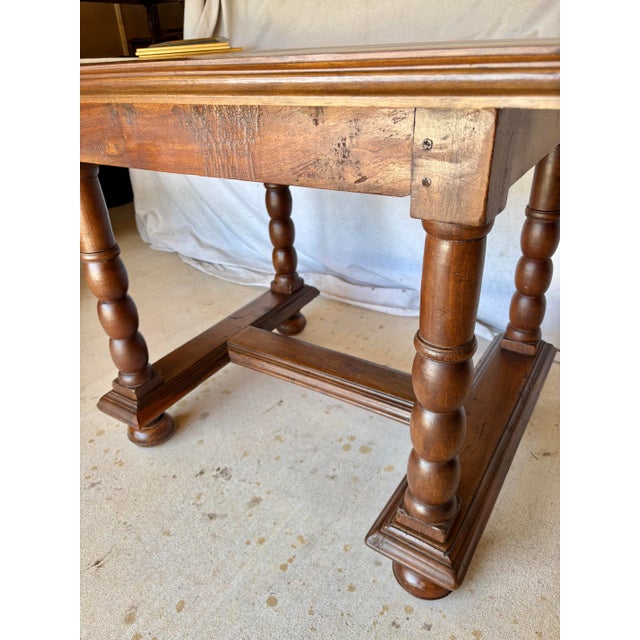19th Century French Walnut Side Table For Sale - Image 9 of 13