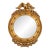 Vintage Large Scale American Federal Revival Giltwood Eagle Crest Round Mirror For Sale