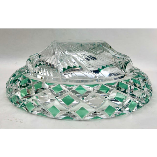 Crystal Centerpiece from Val Saint Lambert, 1950 For Sale - Image 11 of 14