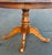 Ethan Allen Vintage Ethan Allen Round Pedestal Dining Table With One Leaf For Sale - Image 4 of 12