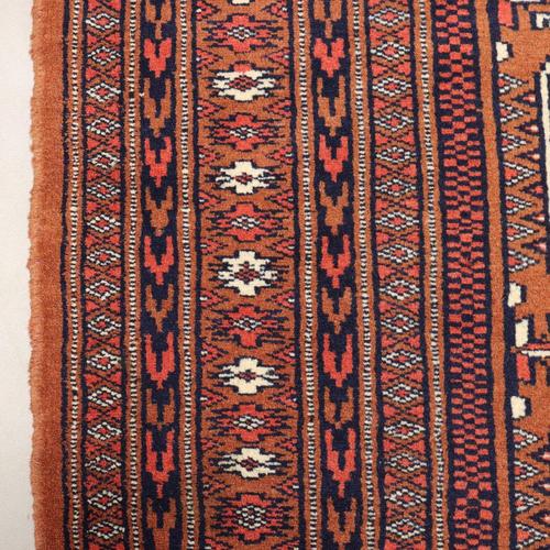 Vintage Bukhara Rug, Pakistan For Sale - Image 6 of 9