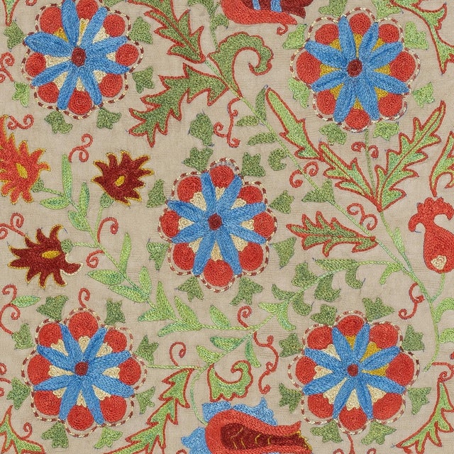 New Hand-Embroidered 100% Silk Cushion Cover – Authentic Uzbek Textile Art Elevate your home décor with this exquisite...