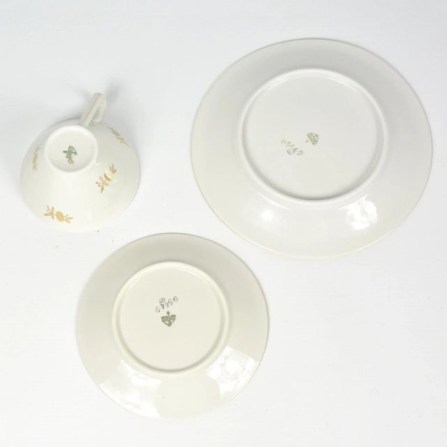1950s 1950s Porcelain Breakfast Set from Chodziez, Poland- 3 Pieces For Sale - Image 5 of 8