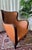 1960s Sculptural Mid-Century Modern Bentwood Lounge Chair With Cane Panels and Leather Seat For Sale In Orlando - Image 6 of 6