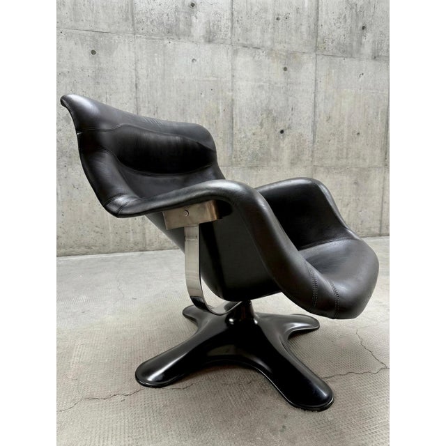 Karuselli Swivel Chair by Yrjö Kukkapuro for Haimi, Finland, 1960s For Sale - Image 3 of 14