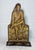 Metal Antique Thick Gilt Bronze Figural Lord Sai Baba Idol Figurine Doorstop Statue For Sale - Image 7 of 9