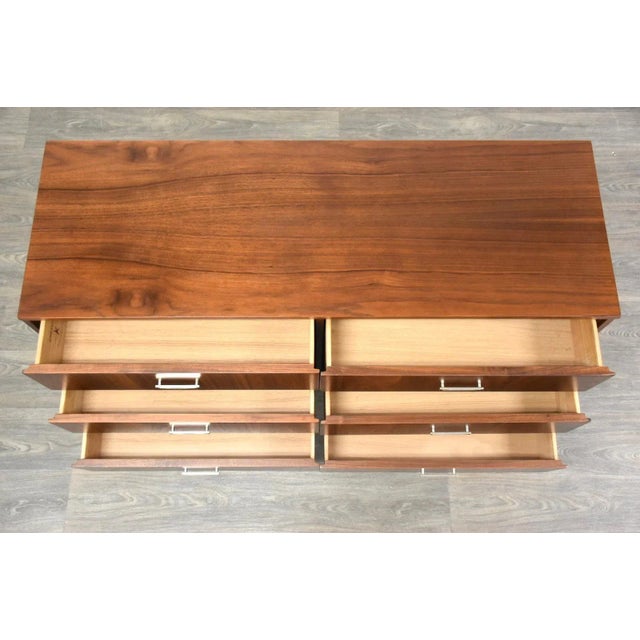 Refinished Walnut Dresser by Kroehler For Sale - Image 4 of 9