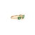 Not Yet Made - Made To Order 14k Gold Emerald Diamond Alternate Half Band for Wedding Ring Size 7 For Sale - Image 5 of 17