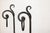 Italian Brutalist Hand-Forged Fireside Andirons, 1970s, Set of 2 For Sale - Image 9 of 14