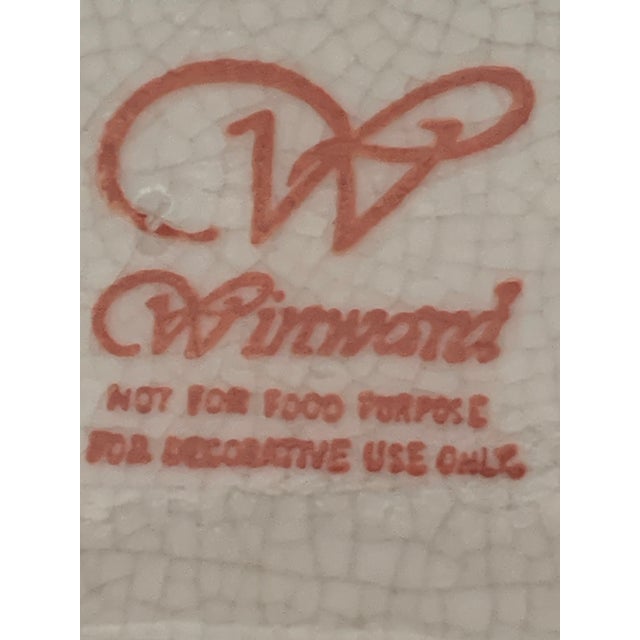 1960s Large 1960s Majolica Ceramic Asparagus and Flower Soup Tureen For Sale - Image 5 of 12