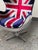 Textile Acme Furniture Brancaster British Flag Egg Chairs, Pair For Sale - Image 7 of 12