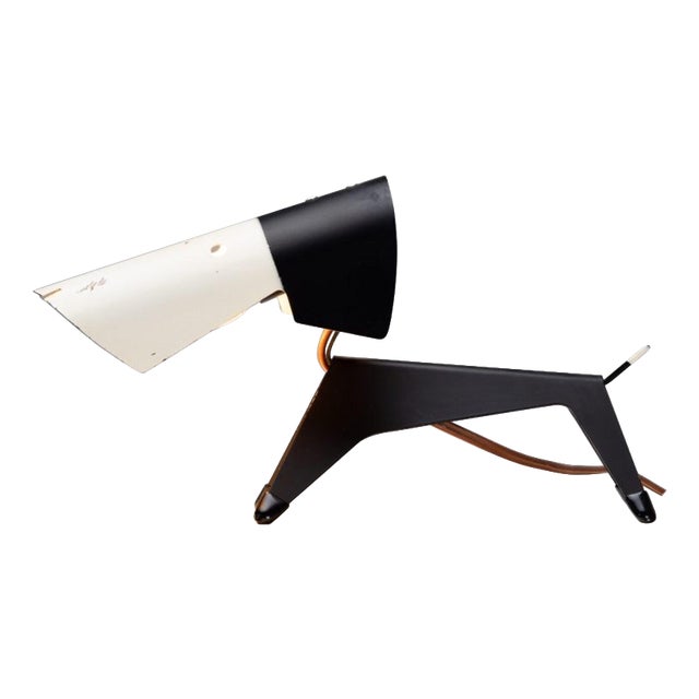French Dog Lamp by Jean Boris Lacroix for Disderot, 1950 For Sale
