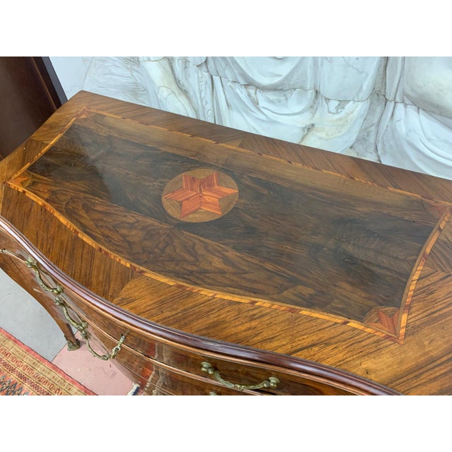 Wood Antique Neapolitan Chests of Drawers, 1870 For Sale - Image 7 of 14