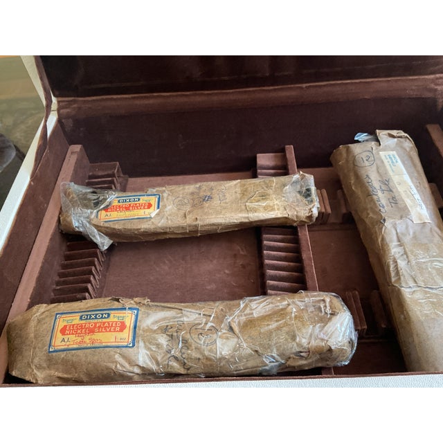 New 1980s Silver Flatware, 36 Pieces Set , Leighton. For Sale - Image 14 of 18