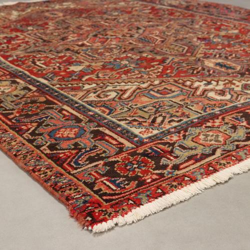 Brown Middle Eastern Heriz Rug For Sale - Image 8 of 10