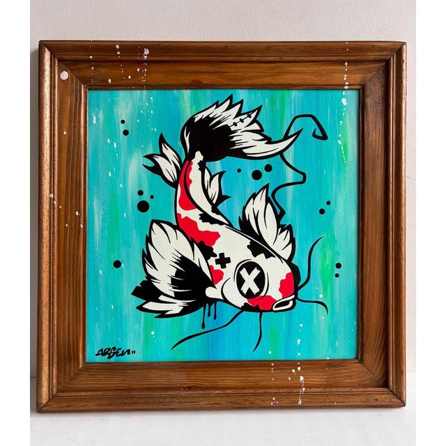 Arsen, Carpe Diem, 2026, Acrylic Painting on Wood For Sale - Image 4 of 6
