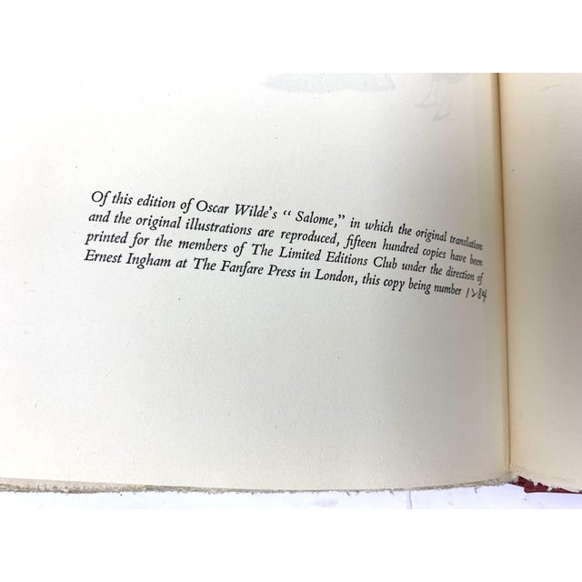 Rare Signed Limited Edition 1938 Oscar Wilde Salome - Illustrated by André Derain & Aubrey Beardsley (Limited Editions Club) For Sale - Image 17 of 18