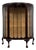Early 20th Century Antique English Edwardian Demi-Lune Glazed Vitrine Cabinet For Sale