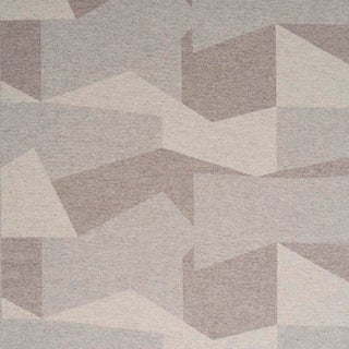 Schumacher Breuer Fabric In Dove Grey For Sale