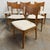 This set of six Danish teak dining chairs by Henning Kjærnulf for Sorø Stolefabrik has a clean, classic Scandinavian...