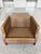 Danish Modern Brown Leather Arm Chair in the Style of Børge Mogensen For Sale - Image 9 of 10