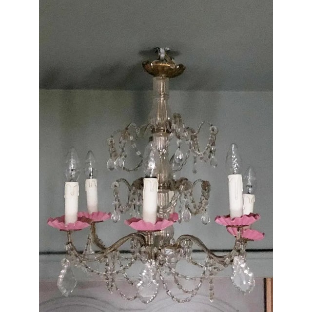 1940s Vintage Chandelier For Sale - Image 5 of 5
